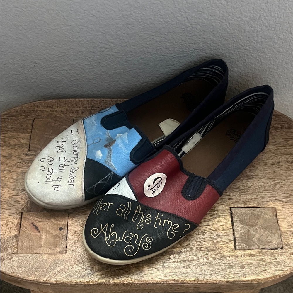 Harry Potter Red and Blue Slip-Ons